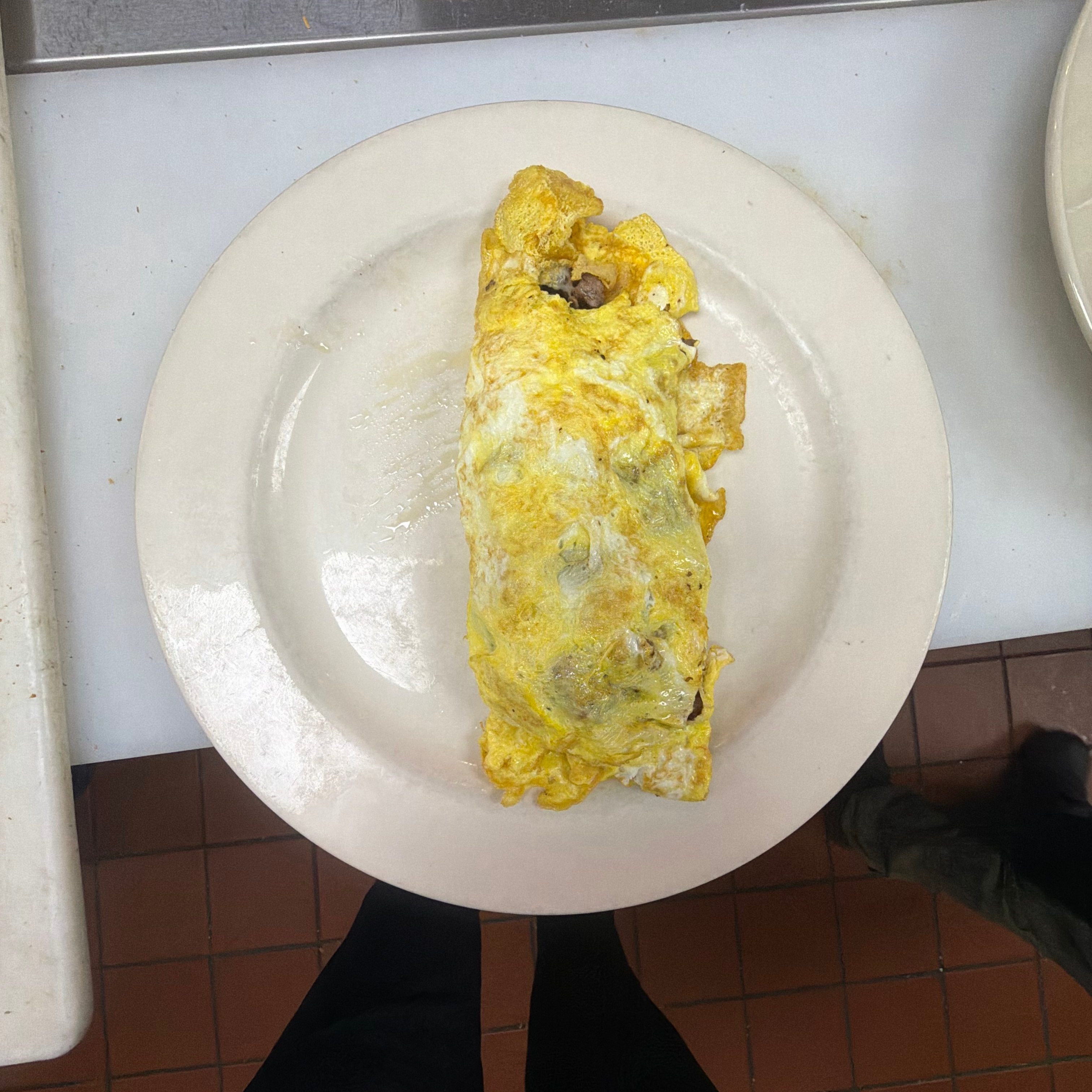 Steak Omelet.