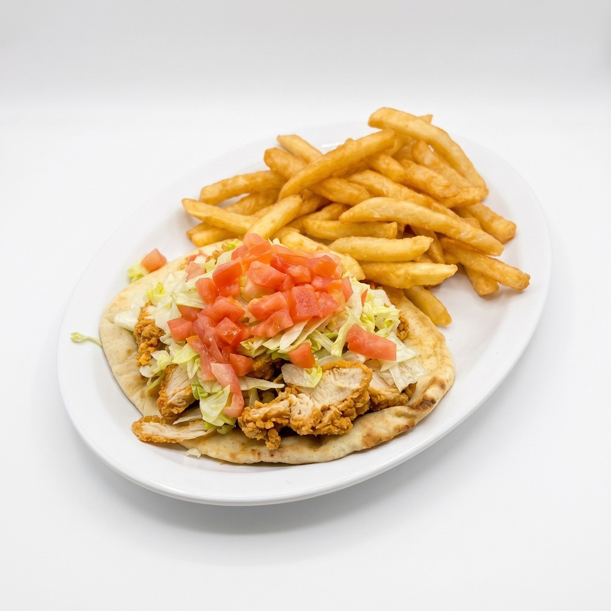 Chicken Finger Pita.