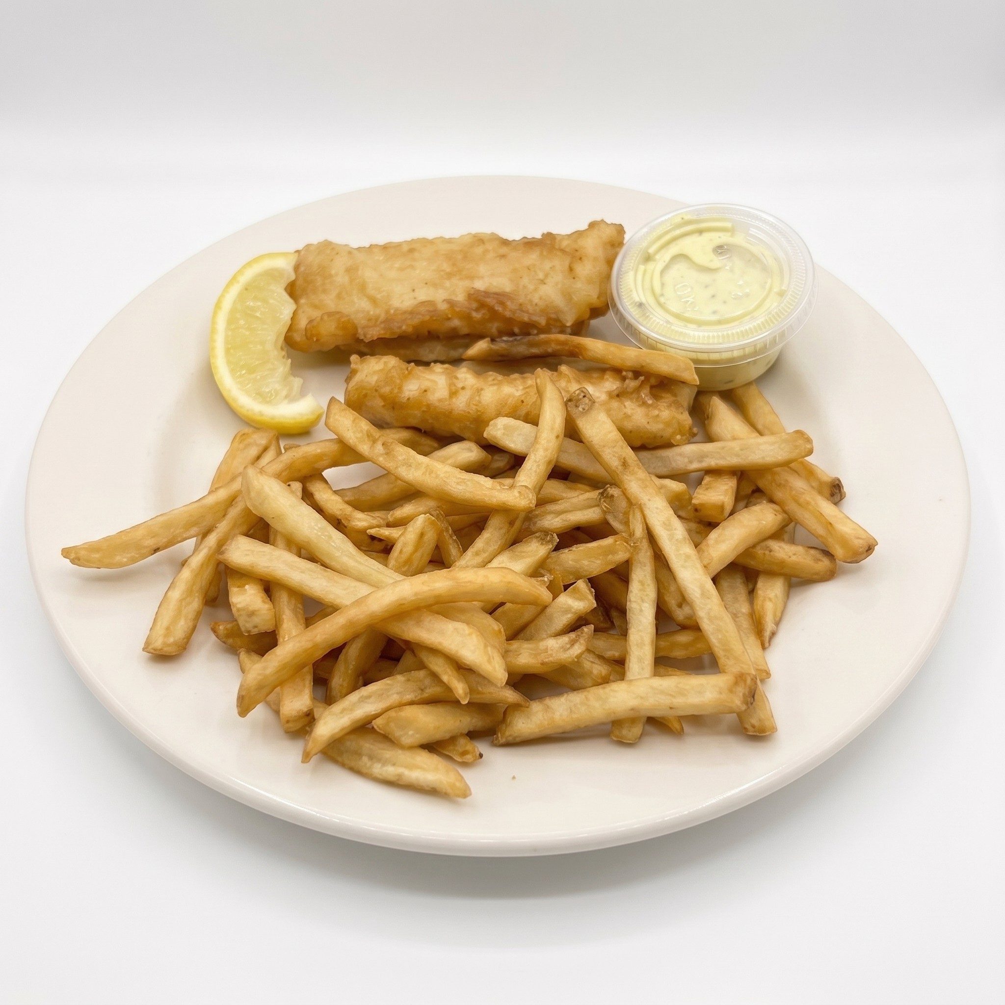 Fish & Chips (2 Pieces).