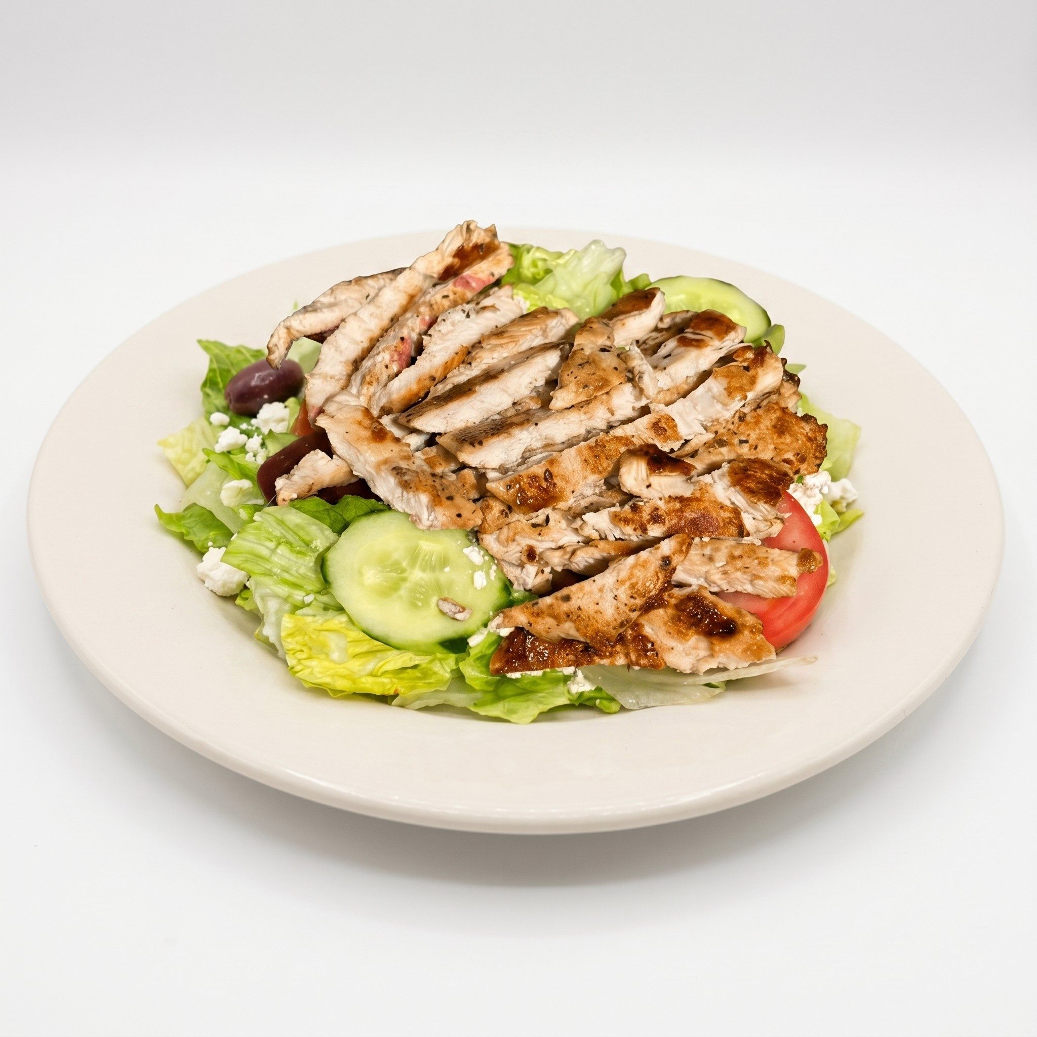 Gyro or Chicken Greek Salad.