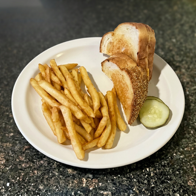 Grilled Cheese Sandwich.